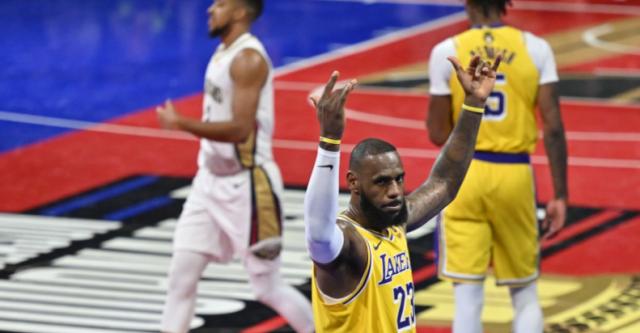 yl7703永利-剑指冠军！38岁詹皇30+5+8刷爆纪录：给锡安上课